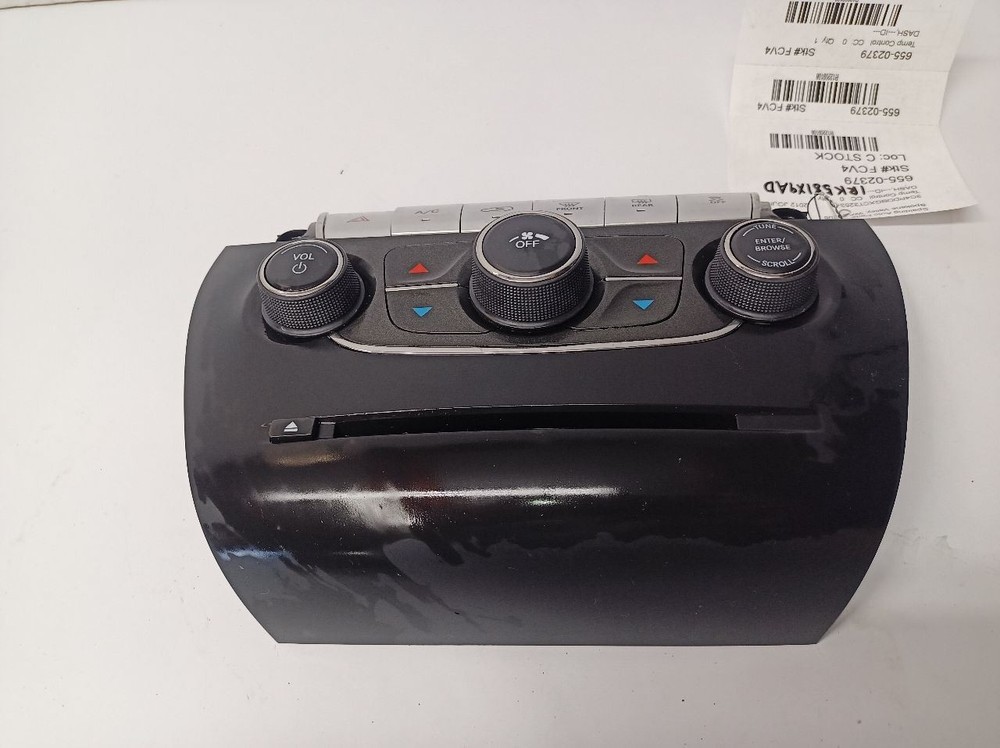 Dash Temperature Control from 2012 Dodge Journey 12209108