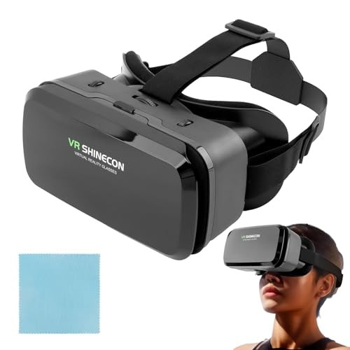 100° Wide Angle VR Headset for Phone - Adjustable Pupil Glasses