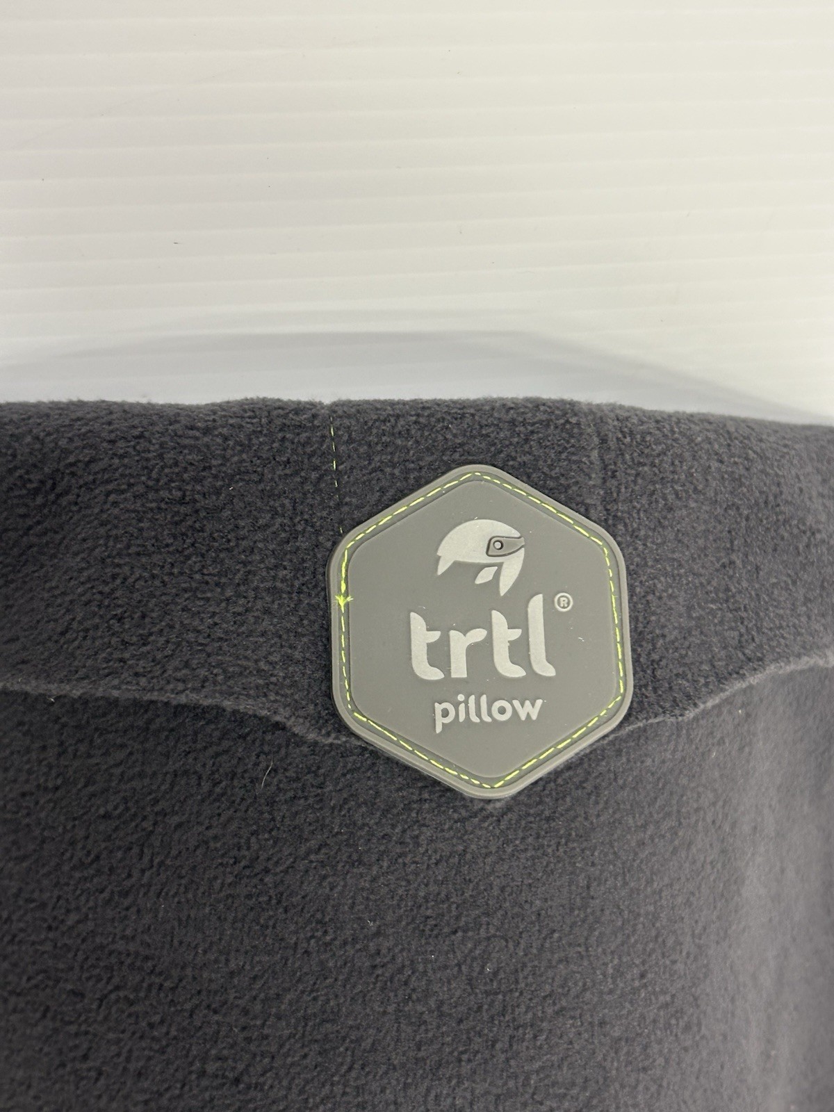 Trtl Travel Neck Pillow Grey Fleece Neck Support Turtle NWOT