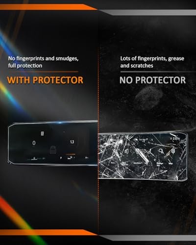 4Pcs for 2025 2026 Kia Carnival Screen Protectors, 12.3 Inch Touchscreen All