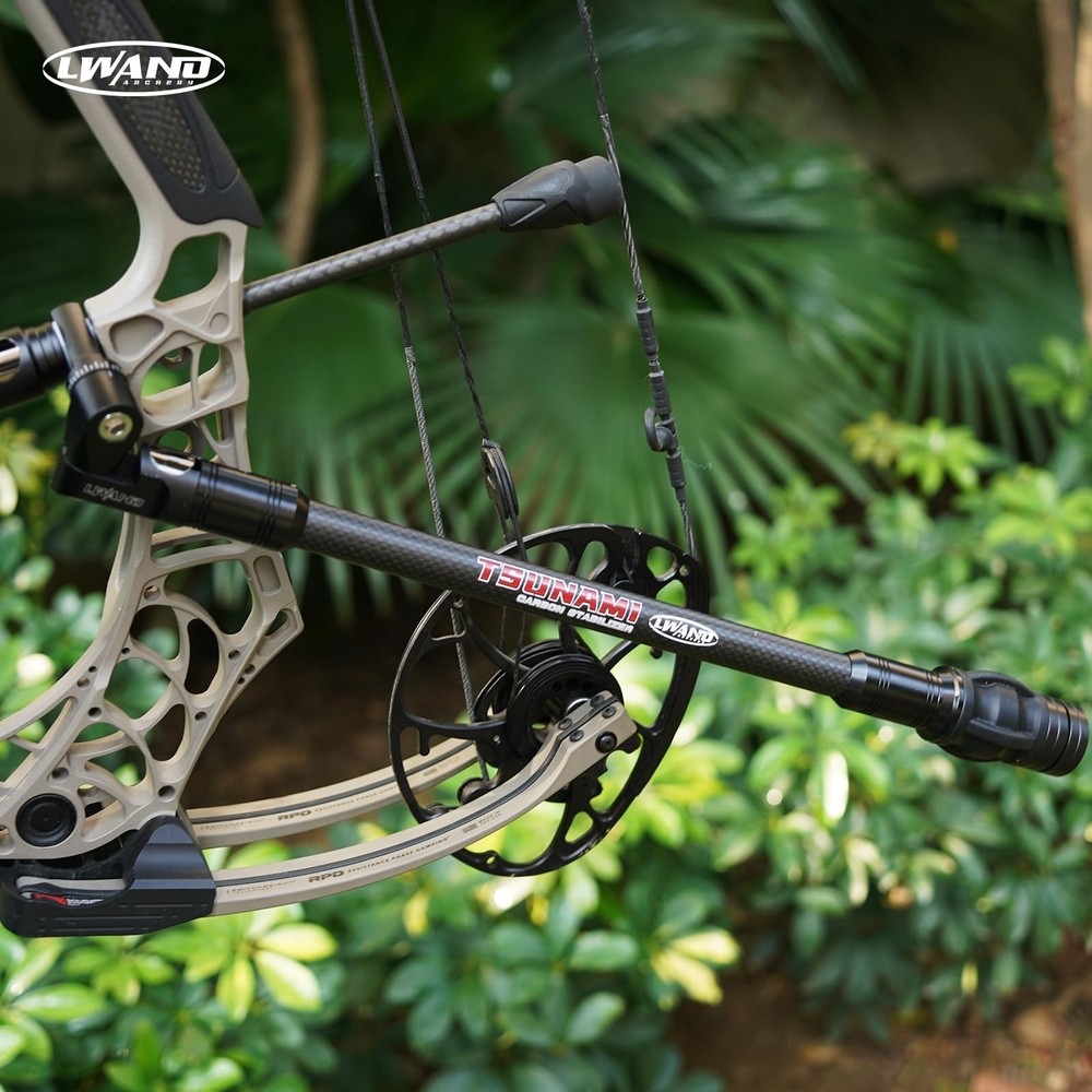 Compound Bow Archery Stabilizer 12 Inch Balance Bar for Vibration Reduction, ...