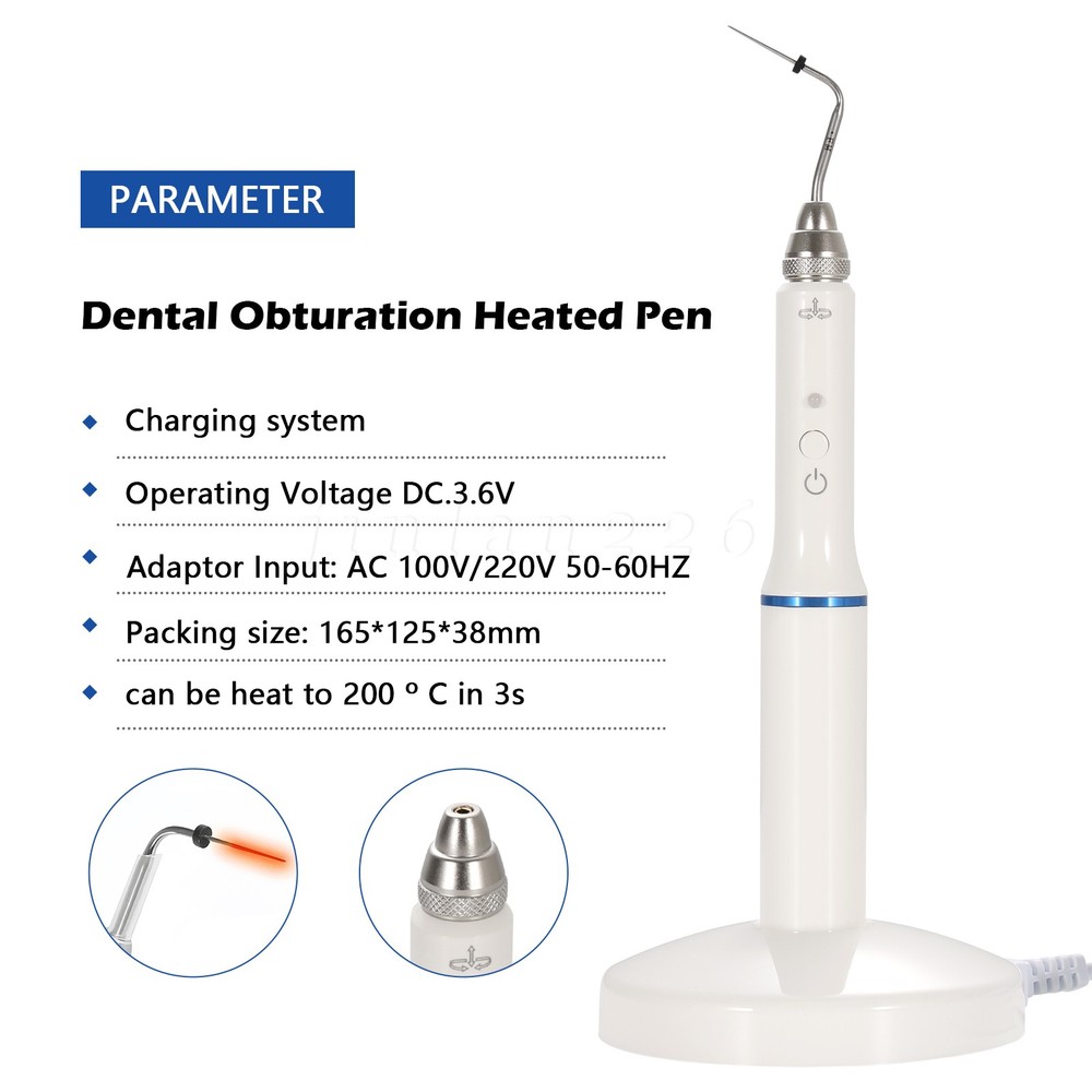 Dental Wireless Endo Obturation System Heated Pen +2 Needles