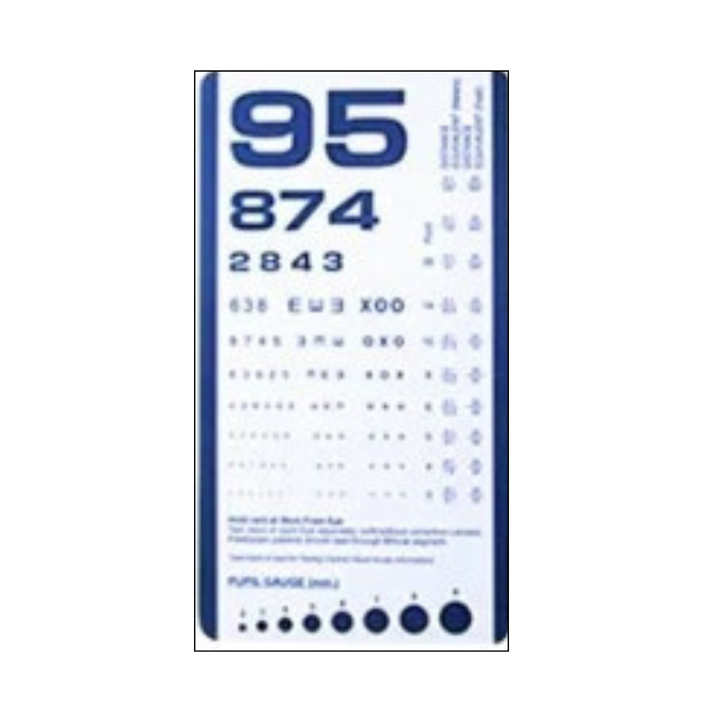 Pediatric Color Vision Eye Chart