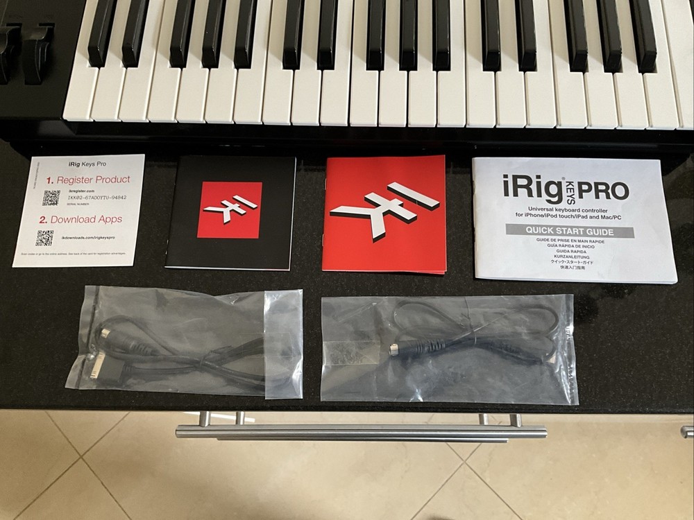 iRig Keys Pro Universal Keyboard Controller, iPhone/ipad Touch/ipad/mac/pc NIB