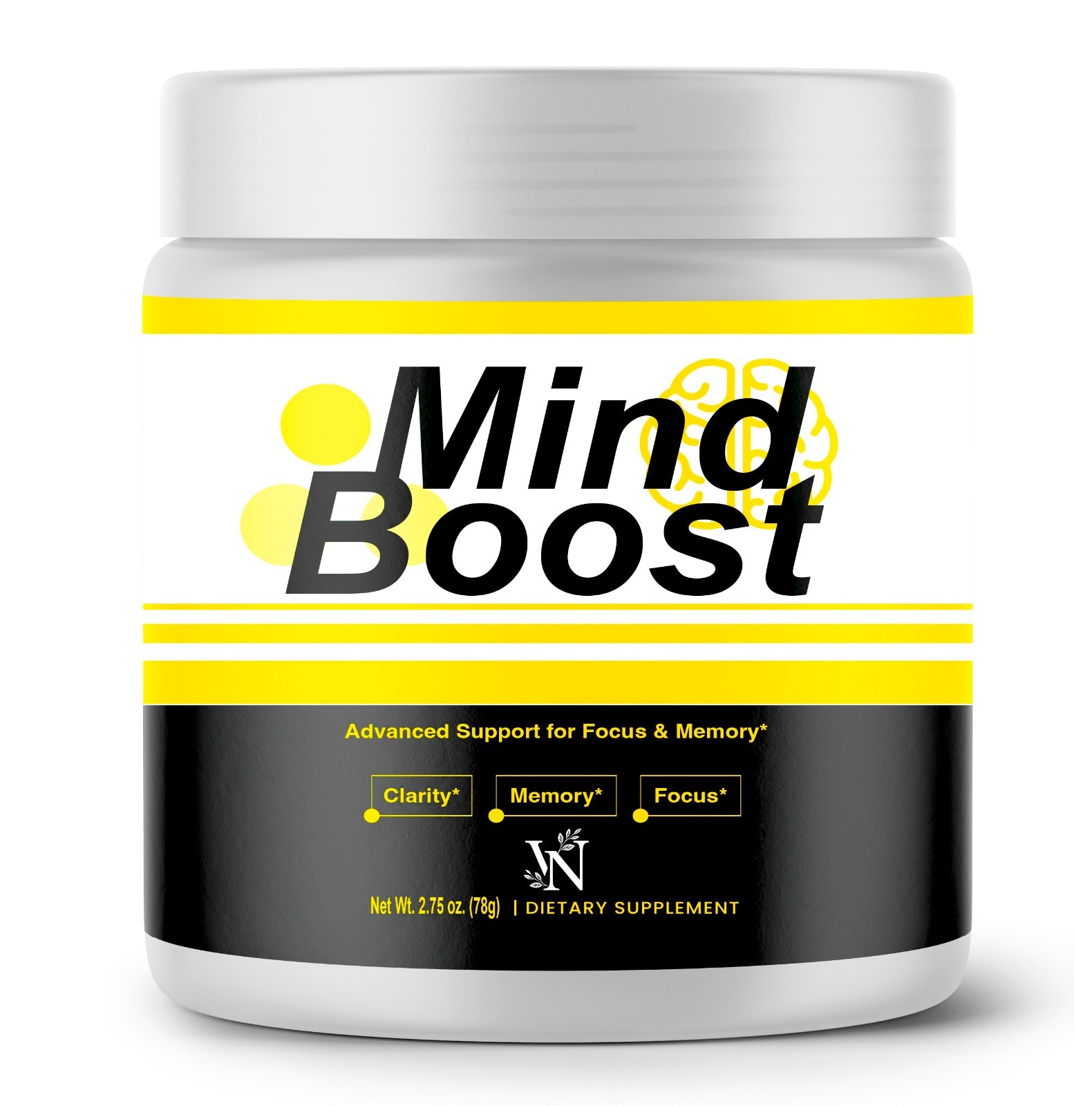 Mind Boost Powder, Mindboost for Clarity Memory & Focus 1 Pack 30 Servings