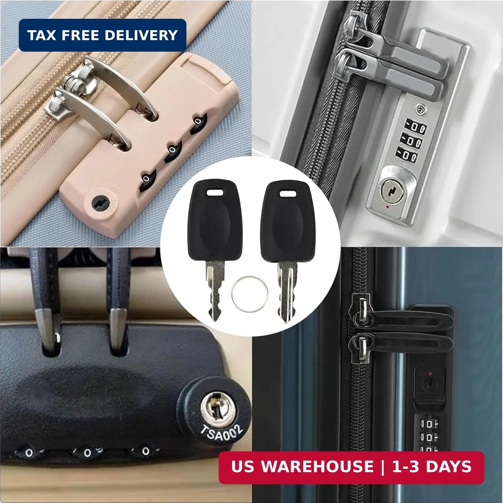 Universal TSA Lock Key 002 & 007 - Keyless Solution for Forgotten Passwords