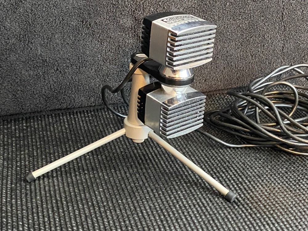 Vintage GRUNDIG GDSM 331 Stereo Microphone - NICE