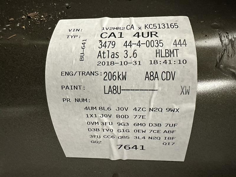 Camera/Projector Camera Front Windshield Mounted Fits 18-20 ATLAS 2406985