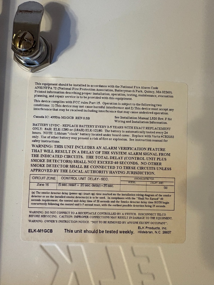 ELK Cross Platform Control Panel ELK-M1GCB