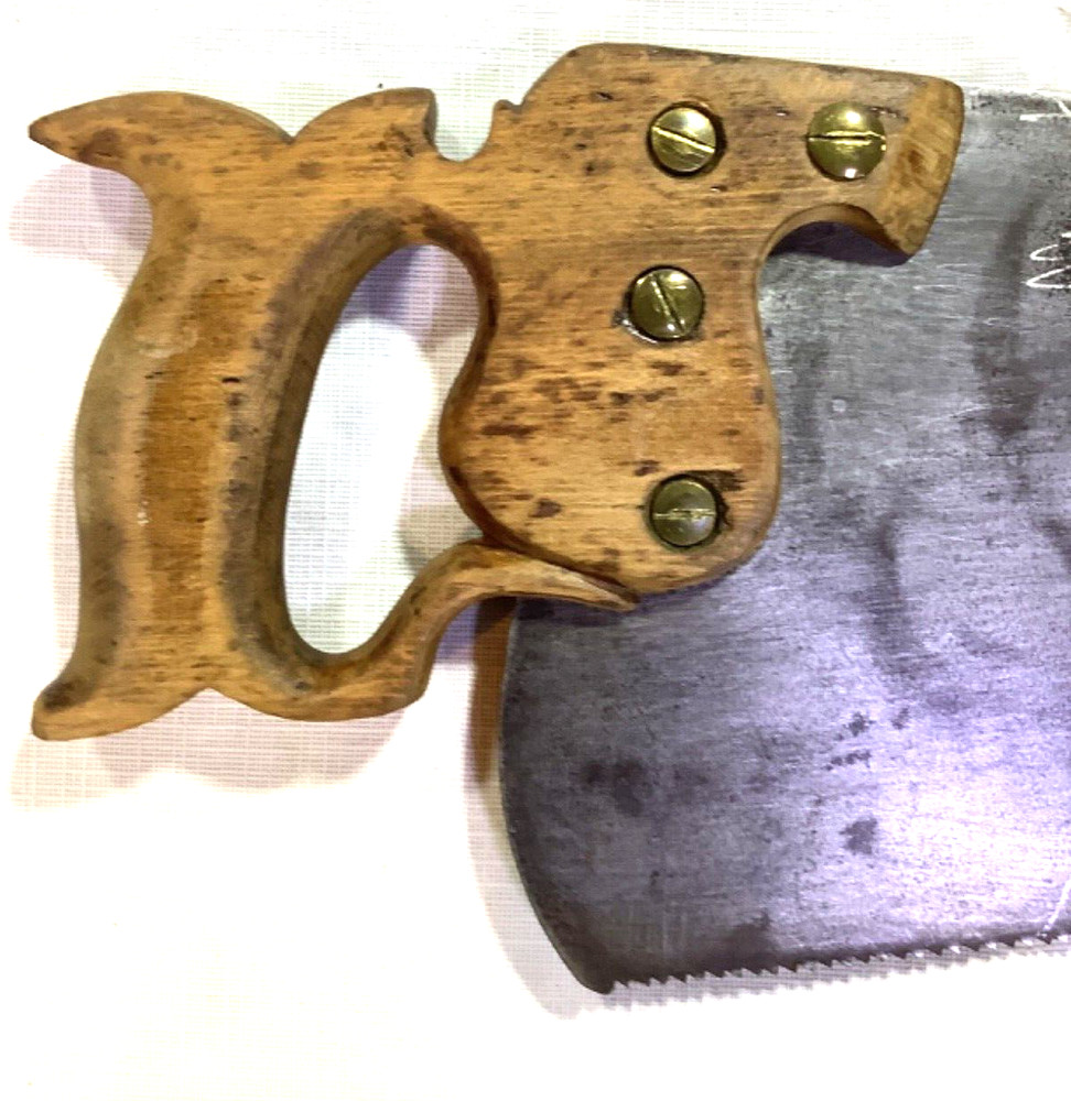 6 woodworking handsaws good condition