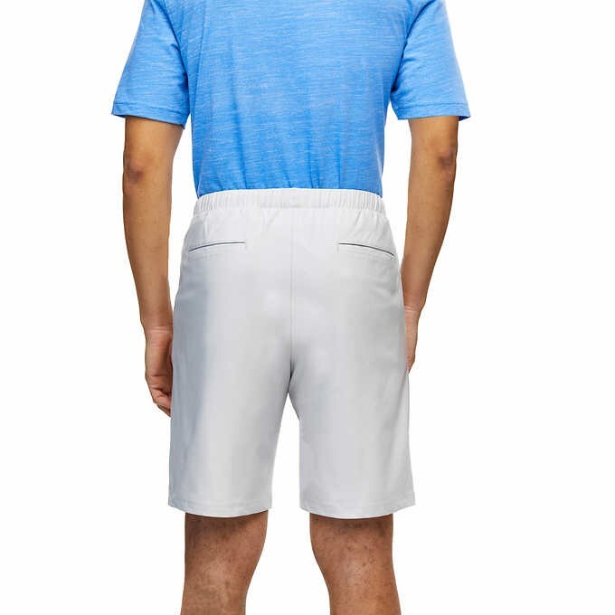 Greg Norman Men’s Pull-On Short Moisture Wicking Two Back Pockets E31