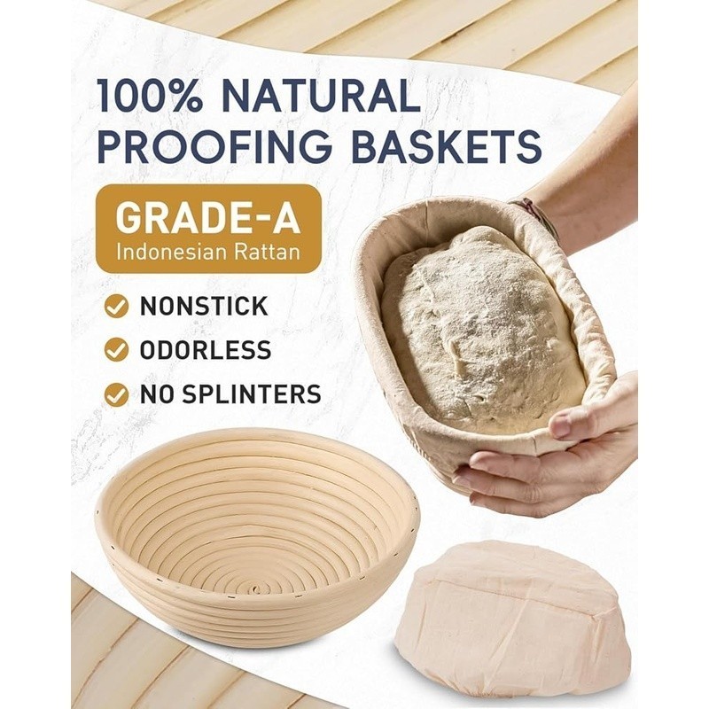 Sourdough Starter Kit Complete Bread Making Tools Measuring Set Dough Whisk New