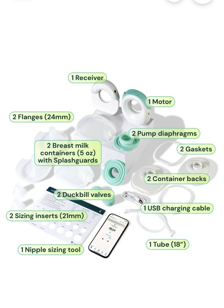 Willow Sync Wearable Double Electric Breast Pump Hands-Free