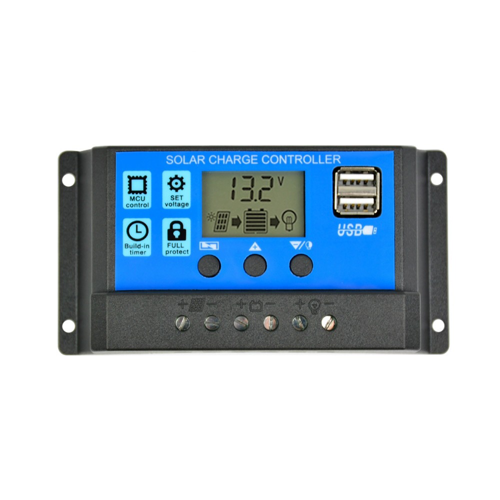 60A MPPT Solar Panel Regulator Charge Controller 12V/24V Auto Focus Tracking