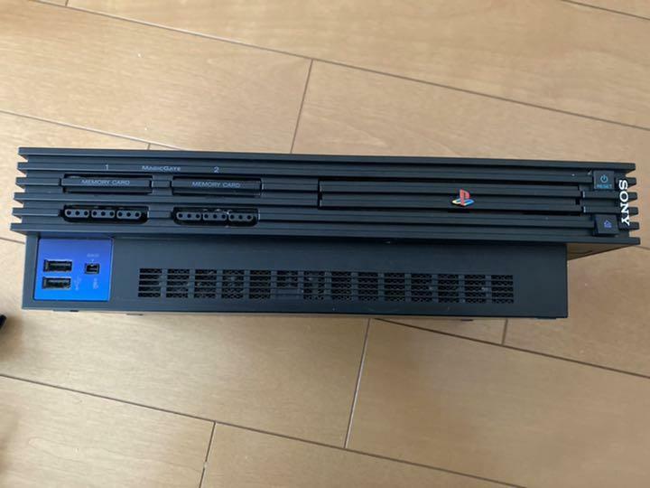 Sony PlayStation2 PS2 black SCPH-30000 Console controller Cable Working NTSC-J