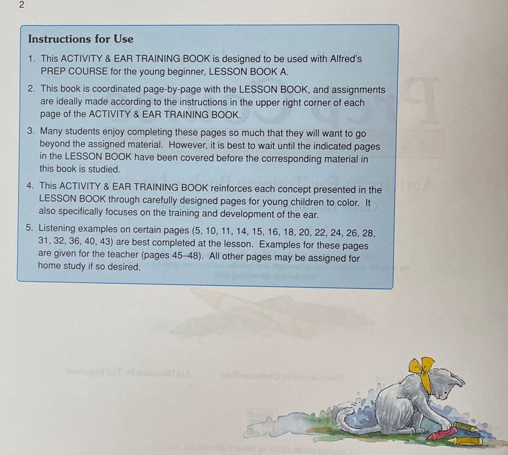 ALFREDS Basic Piano Library Prep Course Young Beginner Activity Ear Training LOT