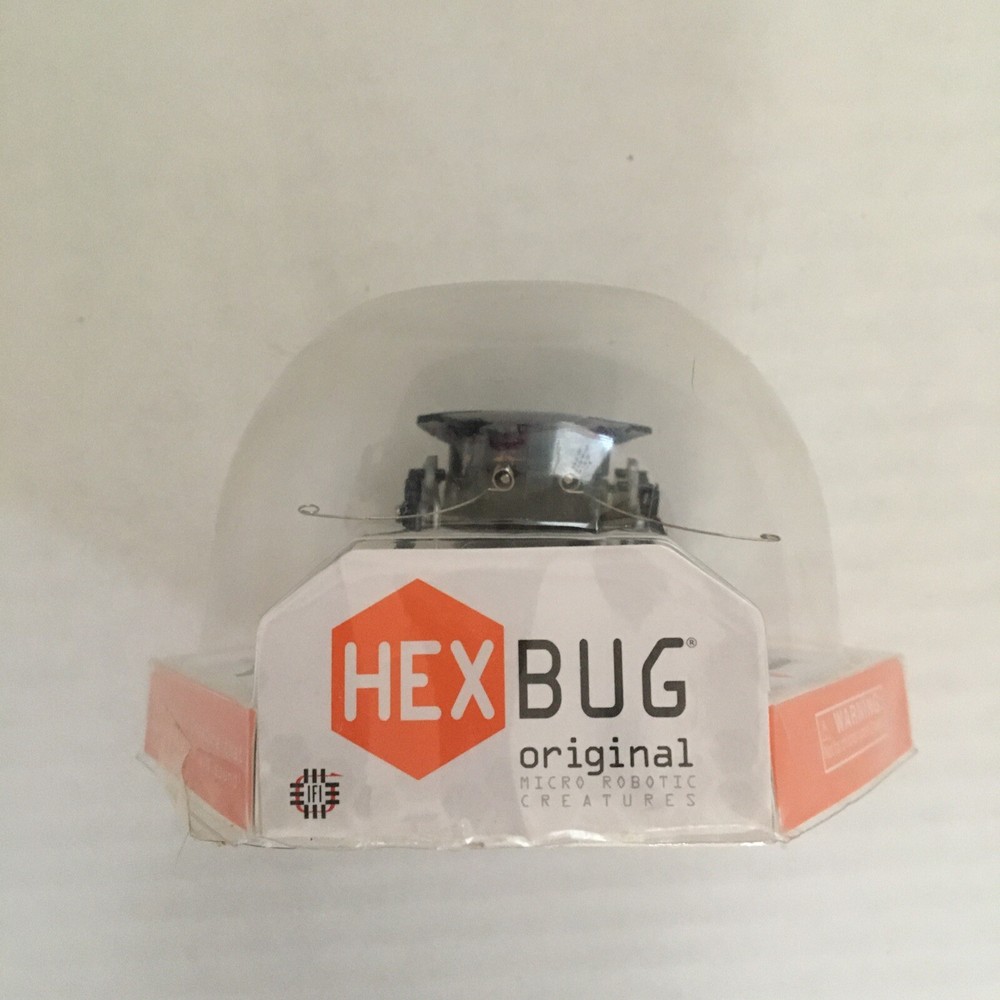 Hex Bug Original Black Robotic Bug Battery Powered Crawling 6 Leg Micro Robot