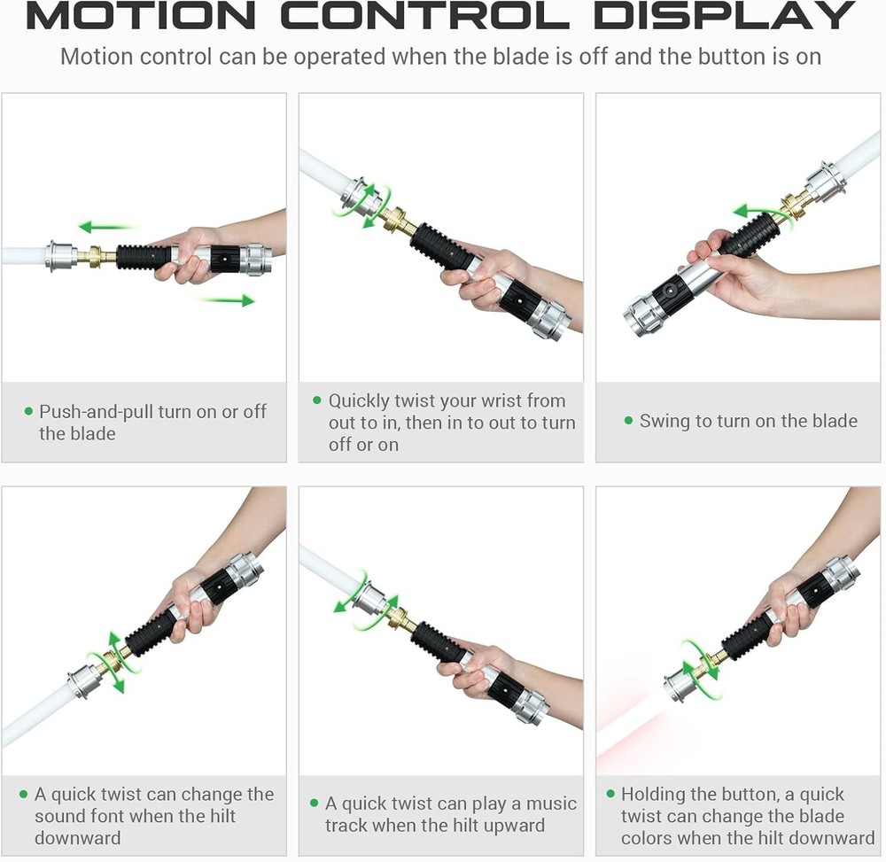Xenopixel V3 Dueling Lightsaber - Motion Control & Customizable Effects