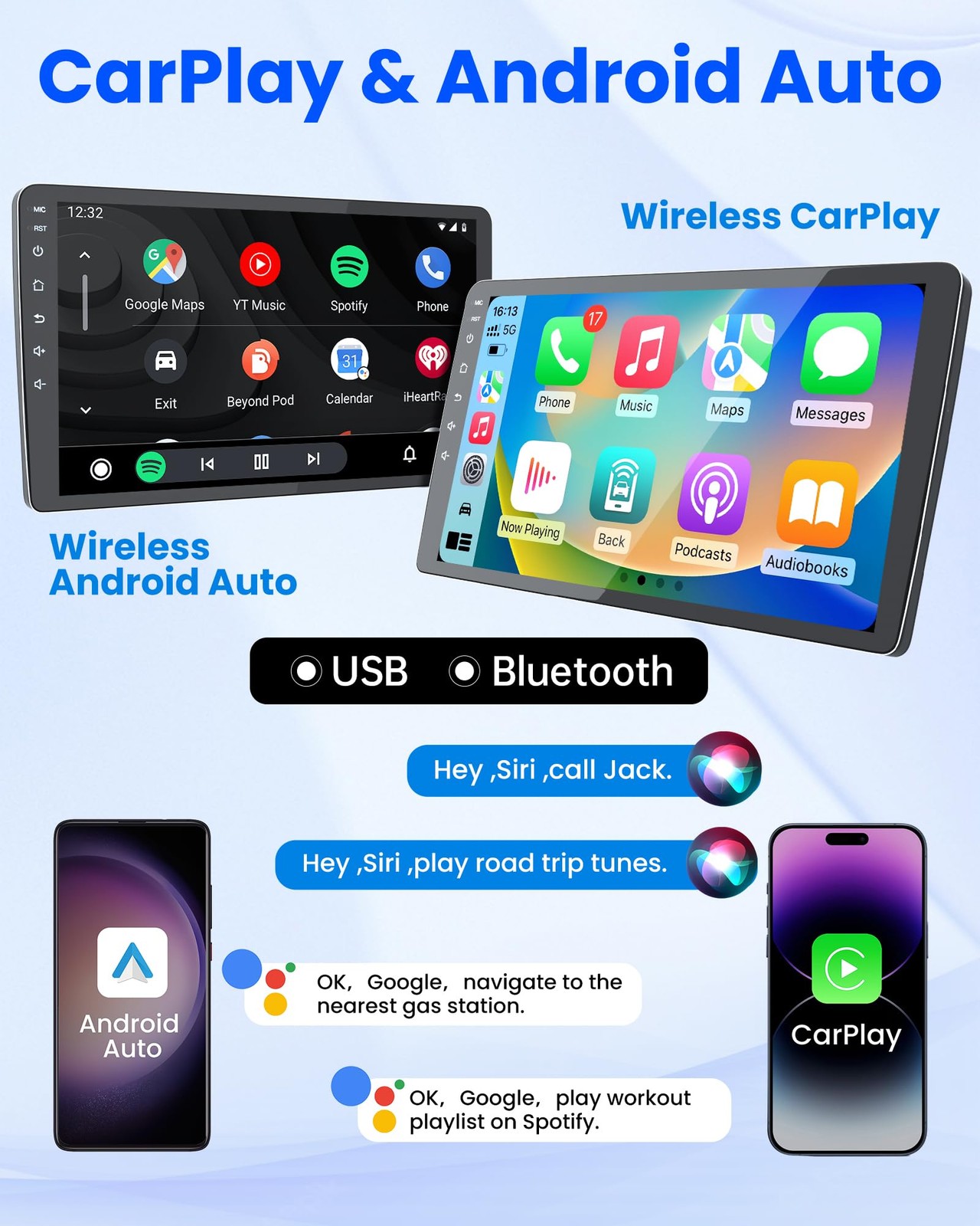 For Toyota 4Runner 2003-2009 With JBL Carplay Android13 Car Stereo Radio GPS 64G