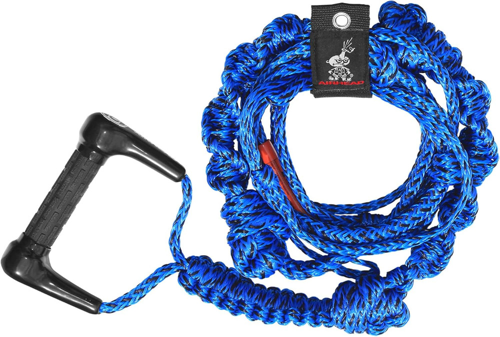 Spiral Braid Wakesurf Rope, 3 Sections, 16-Feet