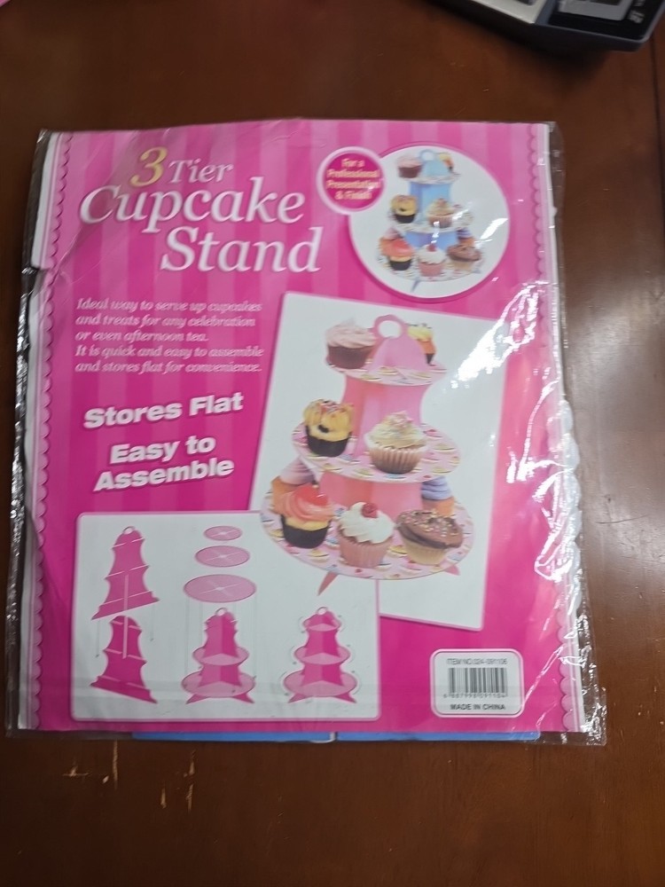 3 Tier Cocomelon cupcake stand PT9