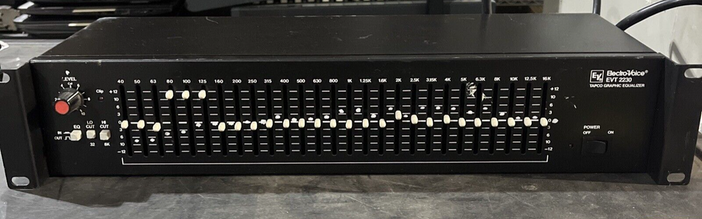 ELECTRO-VOICE -EVT 2230 TAPCO GRAPHIC EQ EQUALIZER