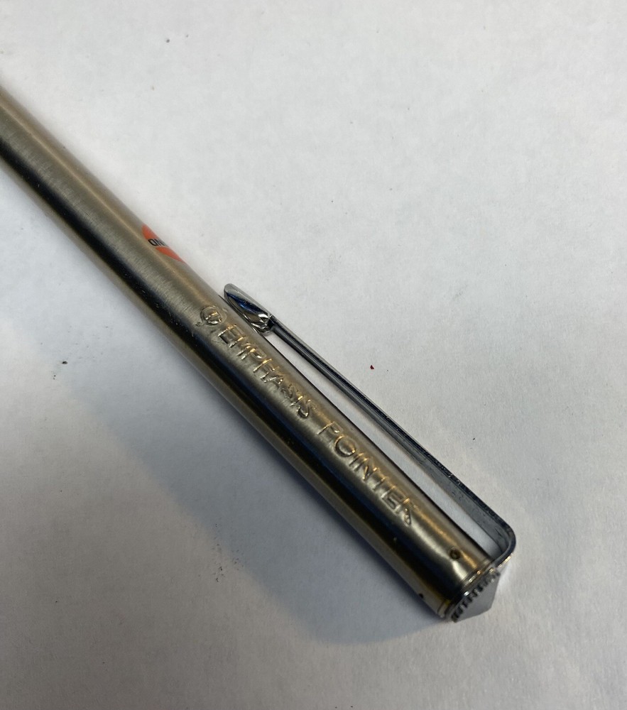 Vintage EMPHASIS POINTER Telescoping Pointer ~ 25” POCKET CLIP Sundstrand