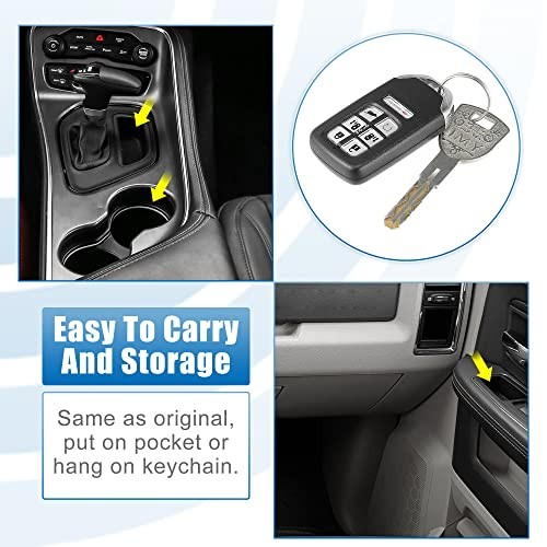 7 Button Car Keyless Entry Remote Control Replacement Key Fob Proximity Smart