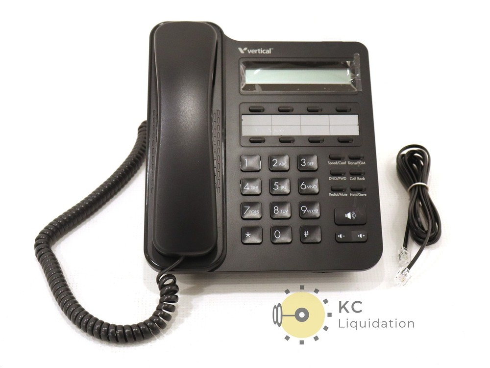 Vertical 8 Button Non-Backlit Half Duplex Phone VU-9208-00