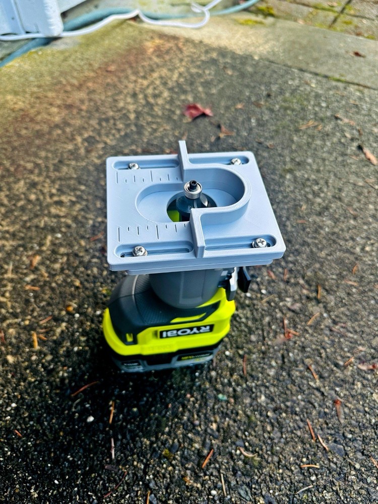 Ryobi Compact Router - 4" Sliding Bevel Guide
