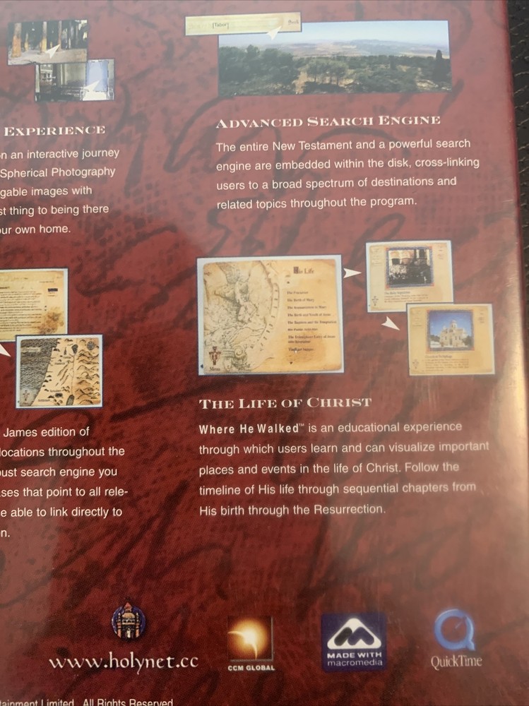 Where He Walked: The Virtual Bible Experience: MAC/PC CD-ROM