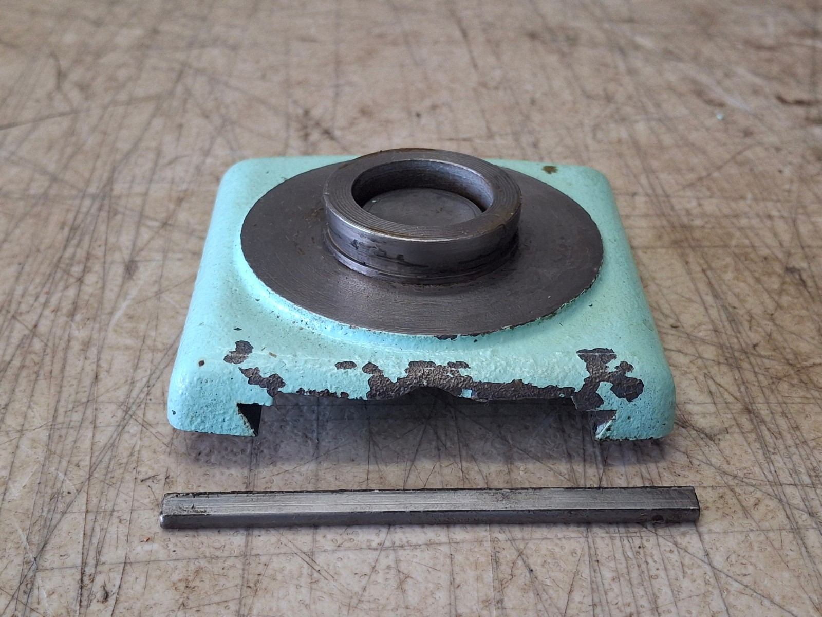 6" Lathe Atlas 618 Craftsman Compound Rest Tool Post Slide Swivel Base 3611 Gibb