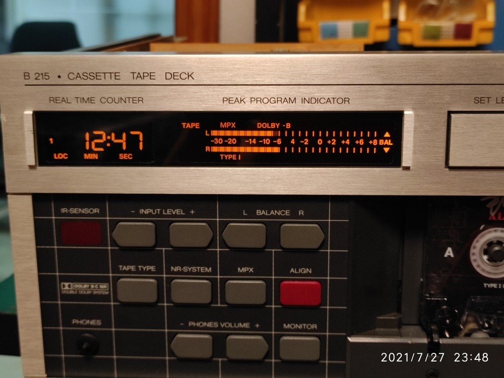 REVOX B215 Studer A721 Tapedeck DISPLAY