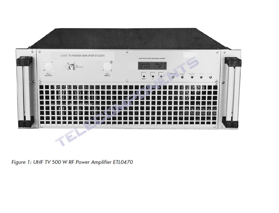 2Kw 2000 w watt EUROTEL TV Transmitter NTSC/Pal Analog transmisor 380V 3phase