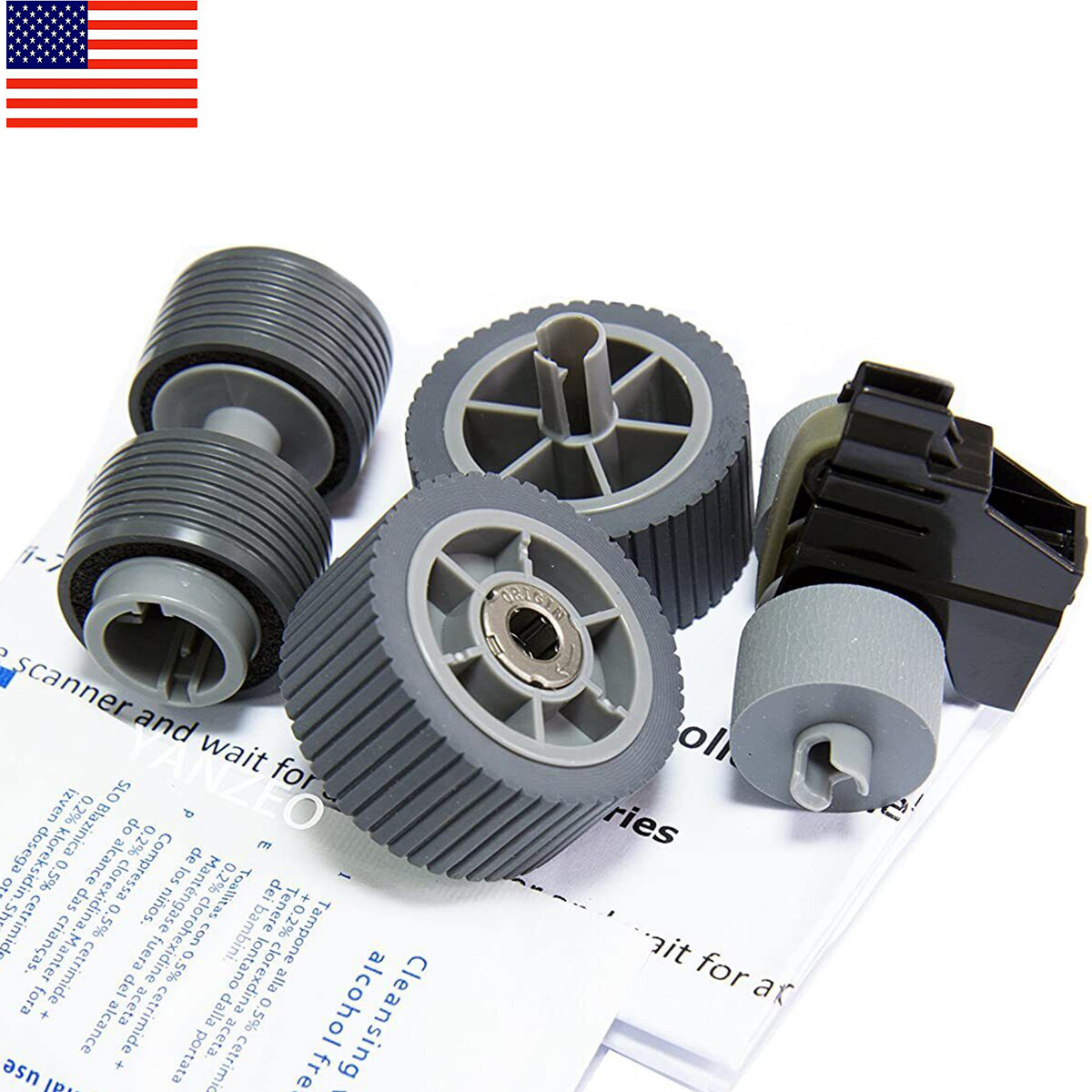 Brake Pick Roller for Fujitsu fi-7600 fi-7700 fi-7700S PA03740-K010 PA03740-K011