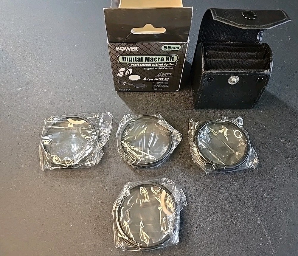 55mm Filter Kit Bundle with Close Up Lens Set