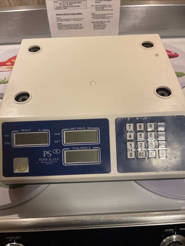 Penn Scale CM-101 30 lb Capacity Price Computing Scale Excellent Condition!!