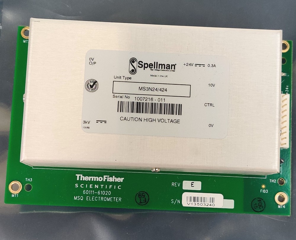 Thermo 60111-61020 Electrometer Interface Board w Spellman 3kV Power Supply