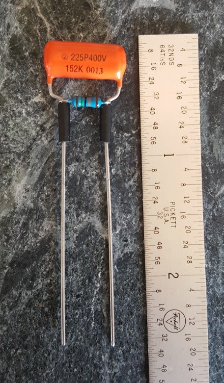 6x Sprague ORANGE DROP Treble Bleed Mods .0015uf 150k - Strat, Tele, Humbucker