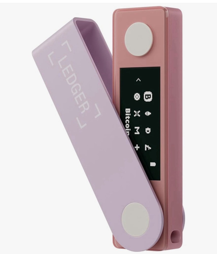Ledger - Nano X Crypto Hardware Wallet - Bluetooth Enabled - Pastel Pink - NEW