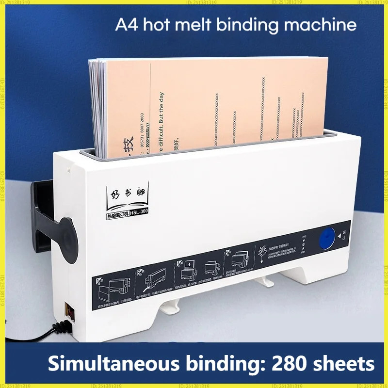 A4 Hot Melt Binding Machine Standard Edition Small Adhesive Binding Machine