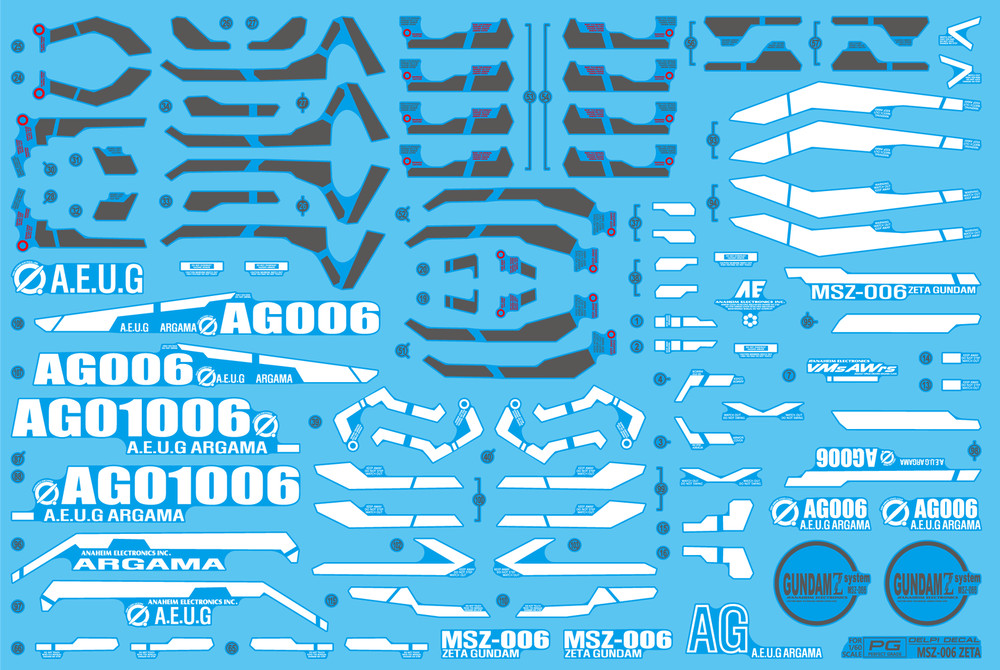 Delpi Water Decal For PG Zeta - US