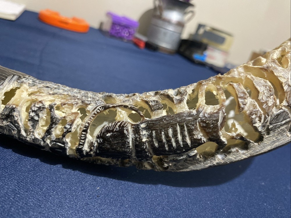 Hand Carved Horn