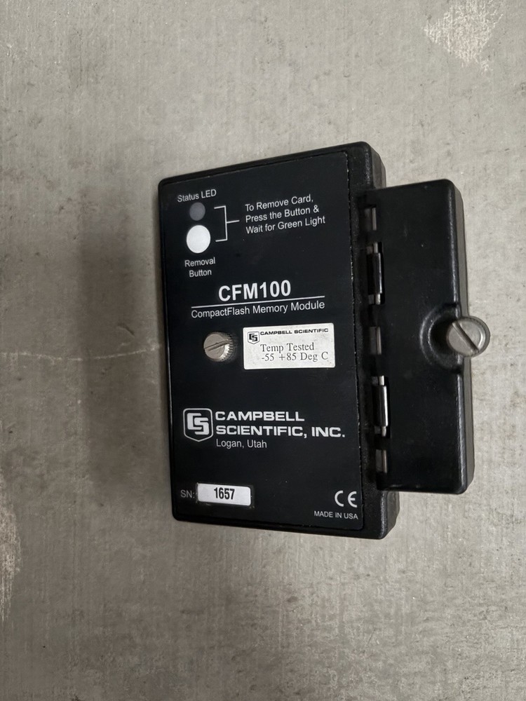 Campbell Scientific CFM100 CompactFlash Memory Module, Model CFM100, MPN CFM100