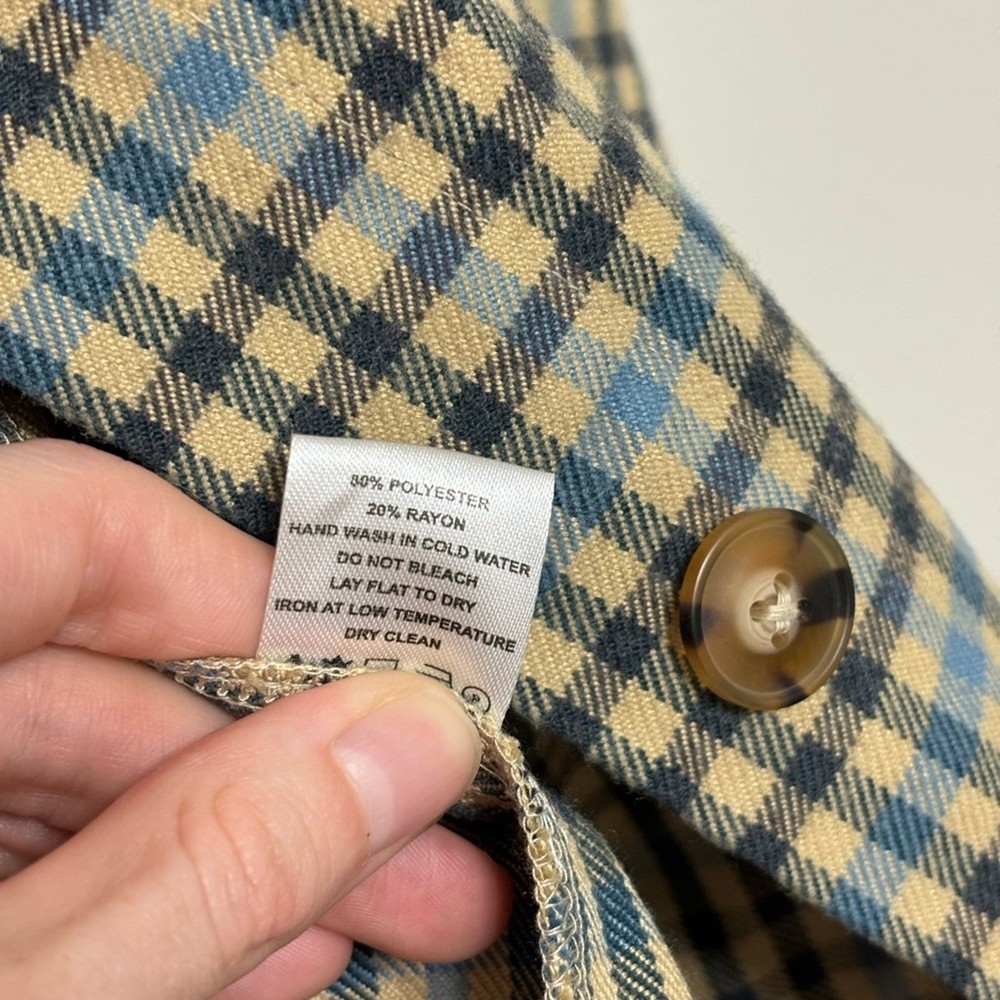 Able Gianna Plaid Shirt Jacket - Size M