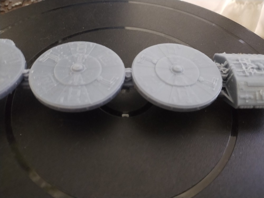 Battlestar Galactica Mining Ship 3D Resin Print 8.50"