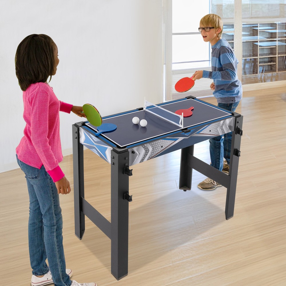 Rectangular Multi Game Table Combo Game Table Game Desk Floor Standing 5-In-1