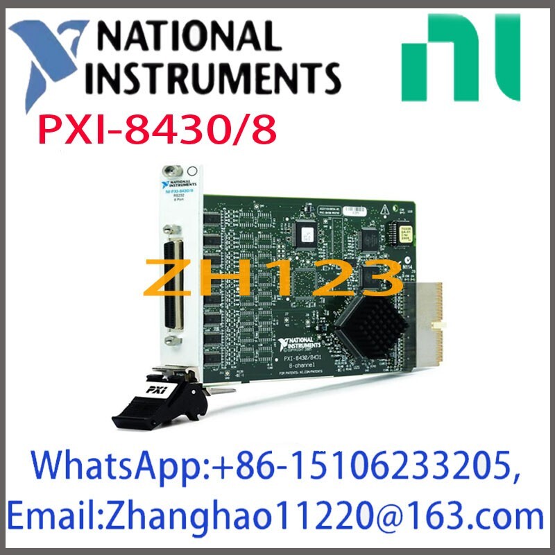 NI PXI-8430/8 High-Performance, 8-Port Serial Interface