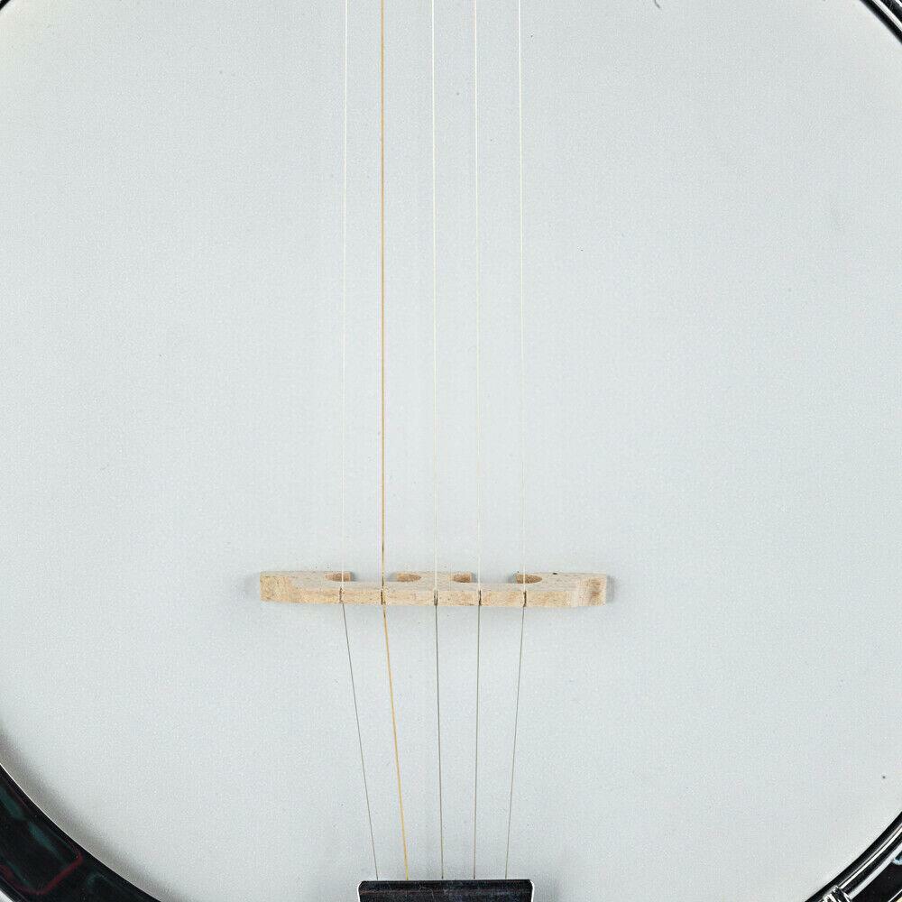 New 5 String Banjo Full Size with Closed Back 24 Brackets Head & Maple Neck