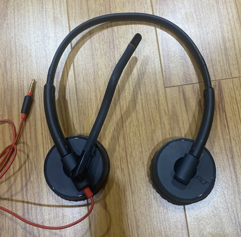 Plantronics C3225T PLT Blackwire Wired Headset (No USB Adapter)